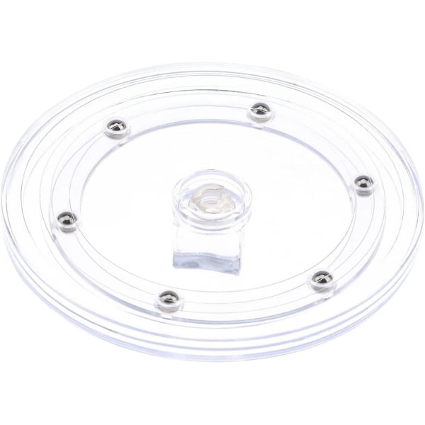 Klar akryl platespiller (12,5 cm) - Kulelager roterende skjermbase