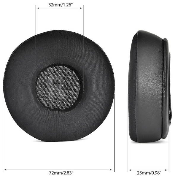 Vaihdettavat Memory Foam -kuulokkeiden korvatyynyt Mpow 071 -kuulokkeille Mukavat korvatyynyt Korvatyynyt Kuulokemikrofonitarvikkeet