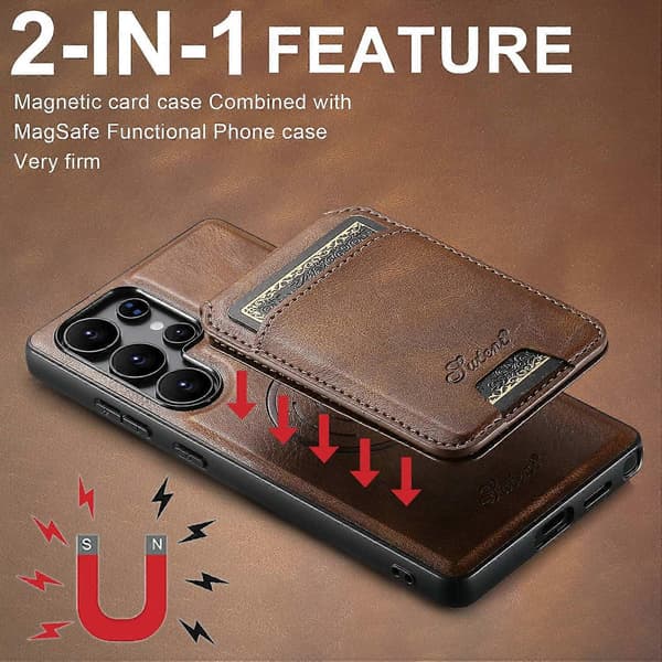 Deksel til Galaxy S25 Ultra [DB] Multicolor Brown