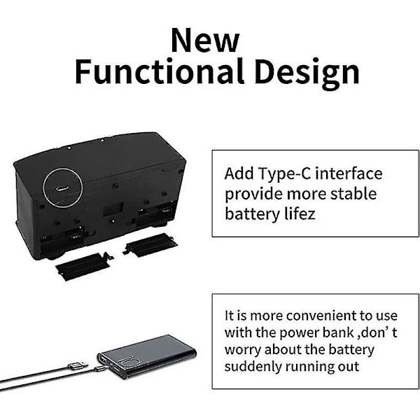 6-däckars automatisk kortblandare USB/batteridriven elektrisk blandare