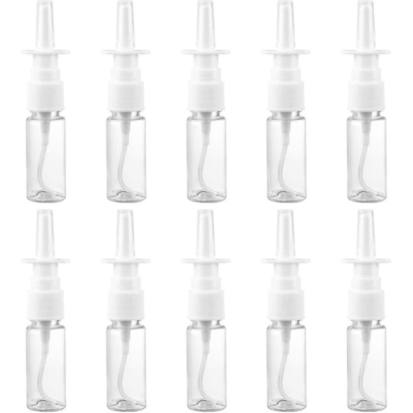 5 ml næsesprayflaske næsepumpesprøjte genopfyldelig rejsestørrelse (5 ml, 20 stk) (a-1b) DB 15ML