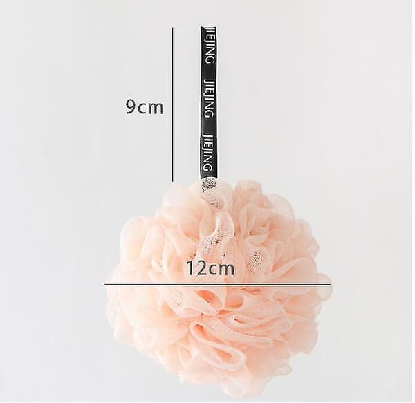 4-pack badsvamp duschloofah-boll nätpuffar 60g[DB]
