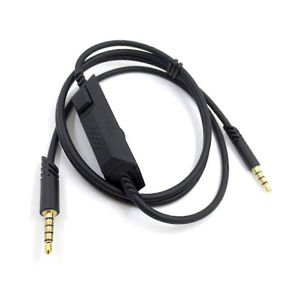 Svart hörlurskabel för Astro A10 A40 Gaming Headset