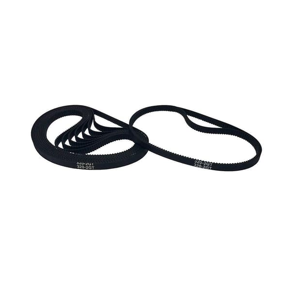 Industriel Timing Rem (10 stk.) I Lukket Loop 2gt Gummirem - L=320mm B=6mm 160 Tænder Til 3d Printer Dele