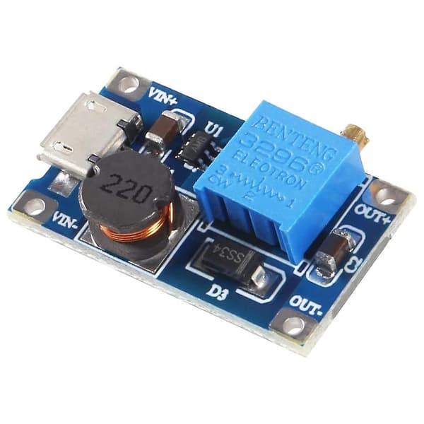 5 kpl 2a Dc-dc Step Up Boost -moduuli USB:llä, Step Up Boost -muunnin Virtalähde Jännitteen Säädin