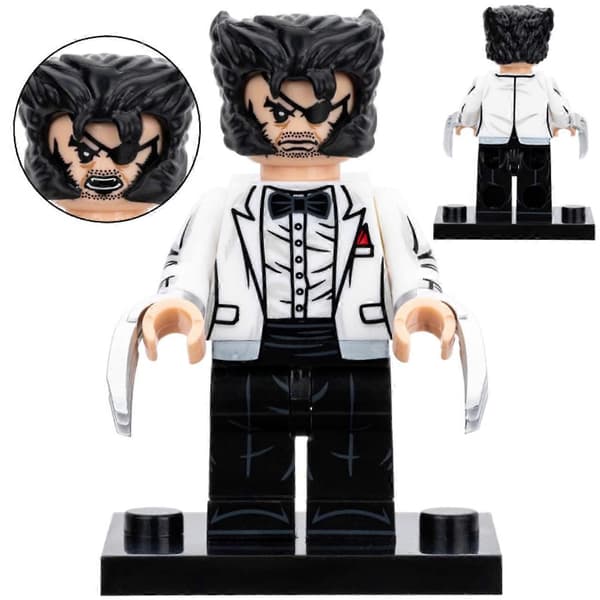 Deadpool X Wolverine Multiverse Variants Minifigur Sæt 2 Med Våben Med Tilbehør {Db}