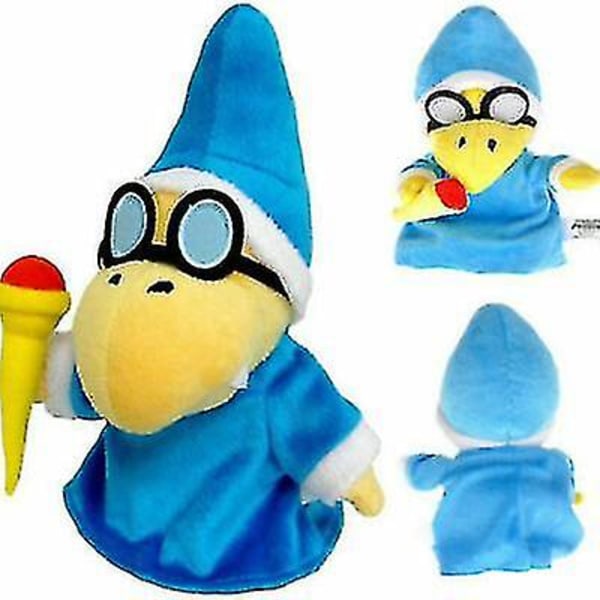 Super Mario Bros Magikoopa Kamek Plush Toy Soft Stuffed Magic Doll Kid [DB]