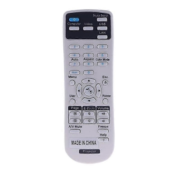 Projektorfjärrkontroll för Epson EB-108 2042 2142W 2247U 960W 970 980W 990U S39 S41 U42 W05 W140 db