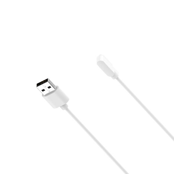 USB-magnetisk laddningsplatta med 1 m kabel för Realme Watch 3 Smart Watch-laddare [db] White Realme Watch 3