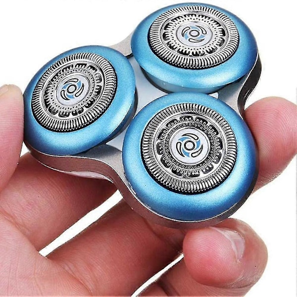 2-pak S7000 Bladehoved til Sh70 Sh70/52 S7010 S7310 S7370 S7350 S7780 S7510 S772 - Super [DB] blue  silver