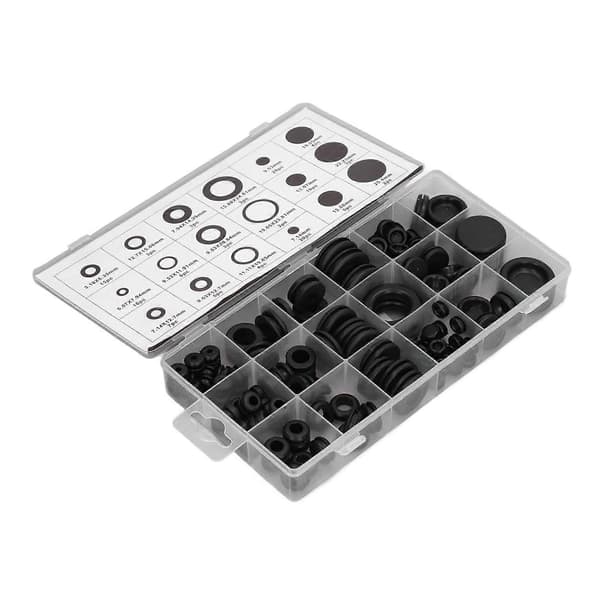 Grommet sortiment gummi grommet ring tætnings gummi ring gummi øje ring [DB]