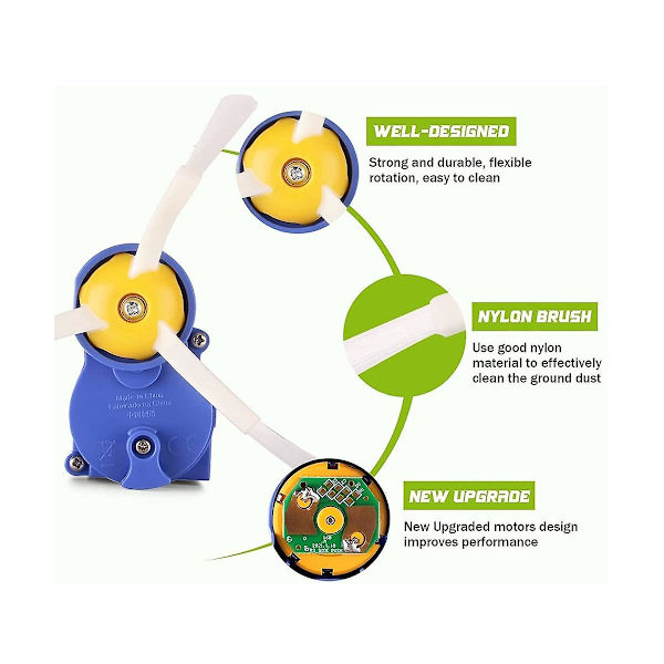 Side Brush Motor Module for iRobot Roomba 500 600 700 800 900 I3 Serie Robot Vacuum Cleaner Replacement Motor Module  [dB} Blue