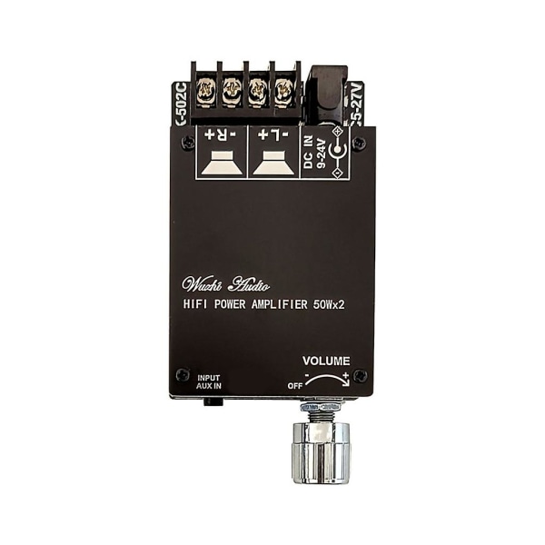 Zk-502c Hifi Stereo Bluetooth 5.0 Tpa3116 Digital Power Audio Amplifier Board Tpa3116d2 50wx2 Stereo Amp forstærker