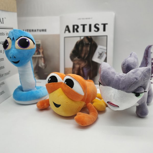 Plushleker - Koala, Skorpion, Øgle, Edderkopp, Slange Myk Utstoppa Dyreleker, Søte Tegneseriefigurer Dyr Dukke [DB] Scorpion