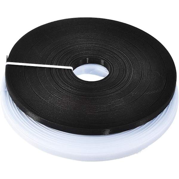 5 meter hvit polyester fiskebein - for korsettsying brudekjole