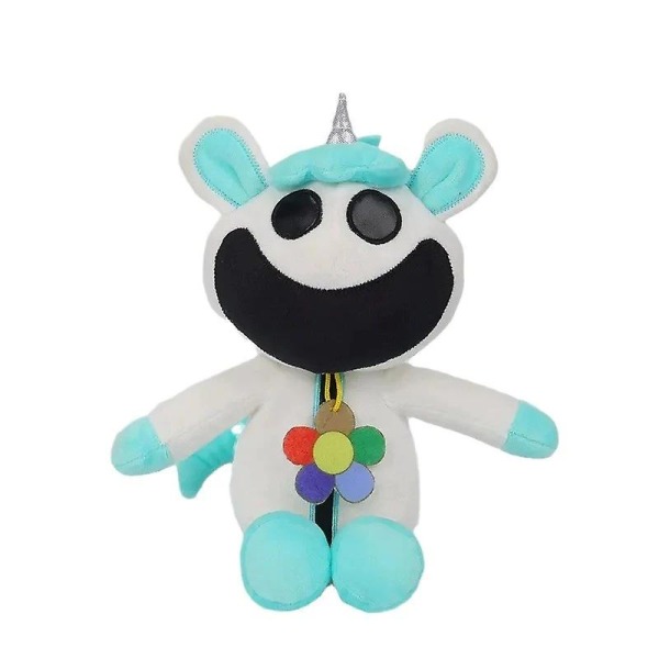 12\" Smilende Critters Plysdyr Fyldte Dyr Pude Dukke Legetøj [DB] Unicorn