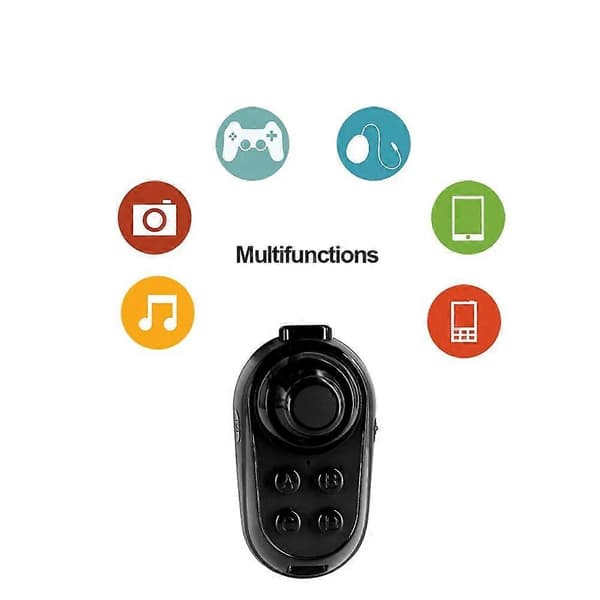 R1 Bluetooth Fjernkontroll Smartphone Gamepad for iPhone Android 3D Briller Trådløs VR Fjernkontroll Spillkontroller Ring Joystick [DB] VR Controller 2pcs