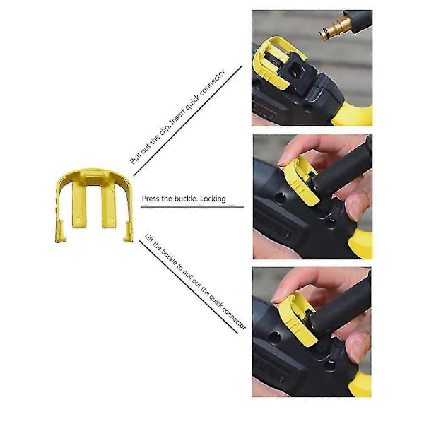C Clips Connector Udskiftning Til Karcher K2 K3 K7 Bilvasker Trigger db