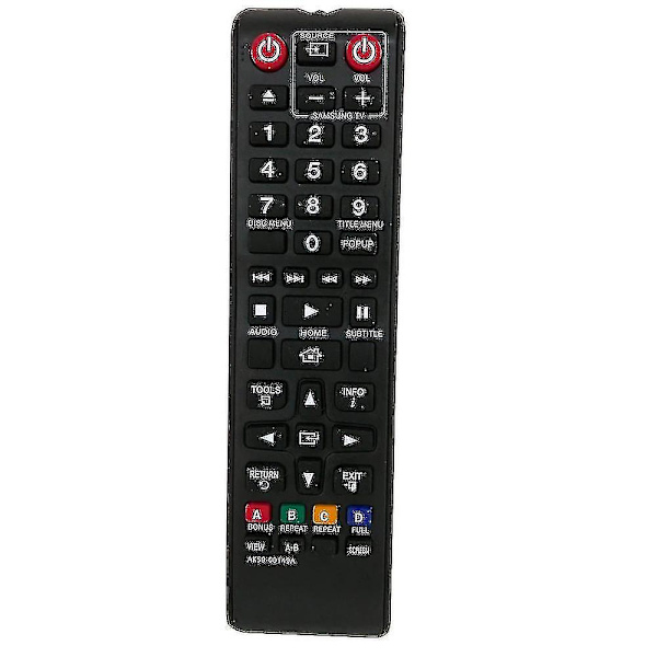 Kaukosäädin Samsung Blu-ray-soittimelle Ak59-00149a Bd-f5100 Bd-fm57c Bd-h5100 Ak59-00166a Ak59-00 {Db}