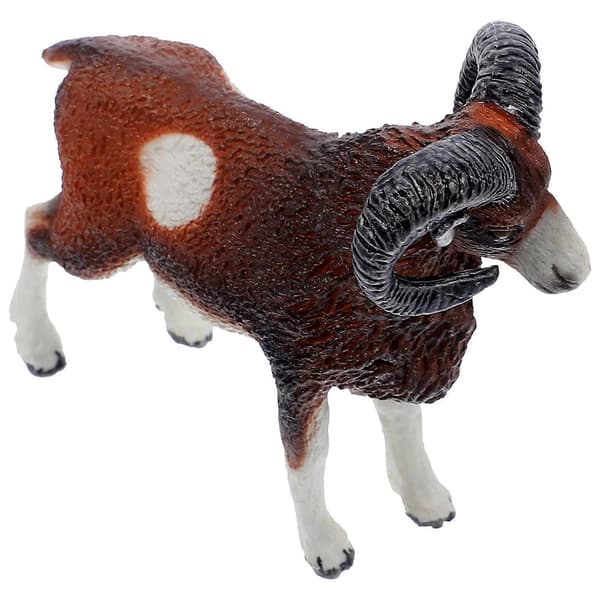 Dyrmodel Mouflon Dekoration til Dekoration 4 stk. Plastfigurer