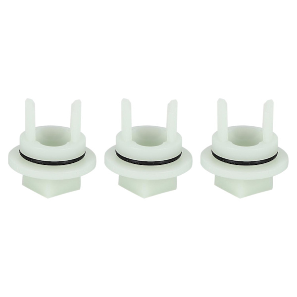 3 stk. kødhakkerdele husholdning elektrisk kødhakker element plast gear ærme 418076 passer til Bosch BEKO [db] White