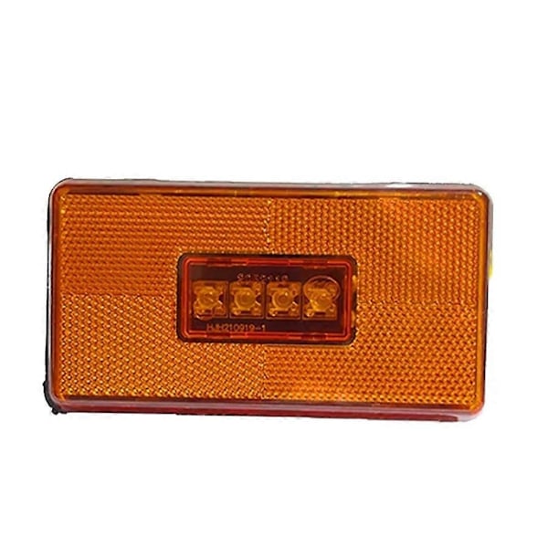 2st 4LED Sidomarkeringsljus 2052119 för 5 6-serien P R Hytter G T S-serien Lastbil med 2-stiftskontakt [DB] Yellow  Black