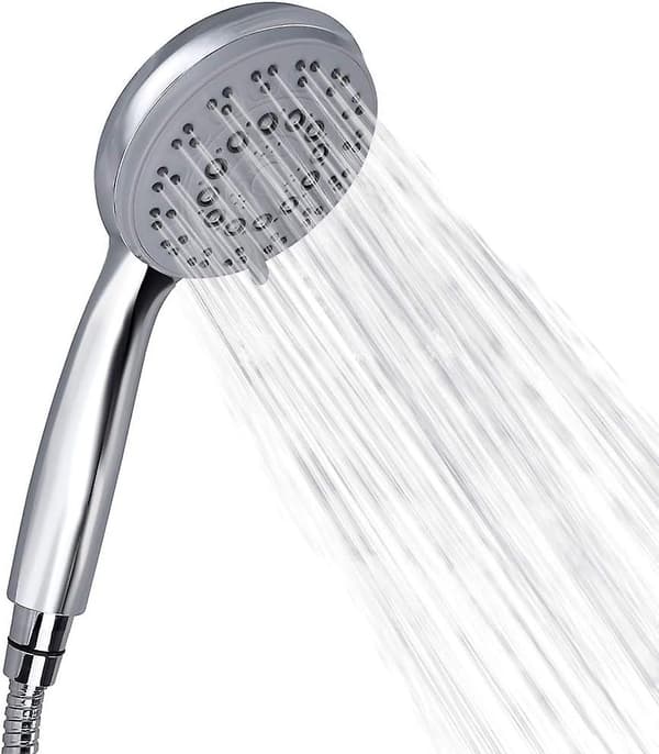 Dusjhode Universal Bath Dusj Håndholdt Håndsett Krom 5 Modus Funksjon Erstatning Høy Flow Dusjhode(g1/2)