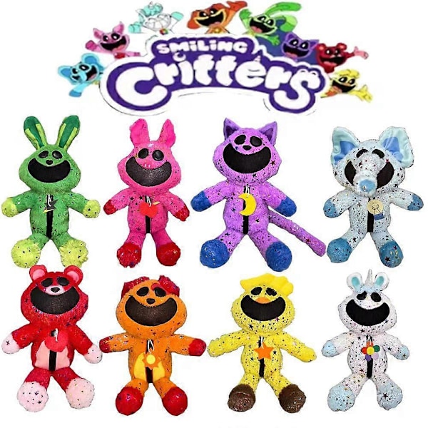 Smilende Critters Plussjeleketøy Gullstemplet Skrekkspill Stoffdyr Dukke Gave {Db) Rabbit