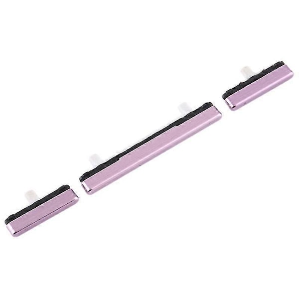 For Samsung Galaxy Note9 N960 3 stk./sett OEM Strøm På/Av og Volum Sideknapper [db] Purple Samsung Galaxy Note9 N960