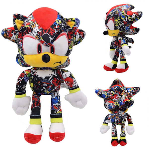 DB 2023 Super Sonic Plys Legetøj Flyvende Egern Super Lyd Mus Dukke Red backpack