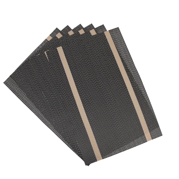 6pcs Nordic Style Dining Mats Decorative Table Mats Heat-resistant Placemats Home Accessory