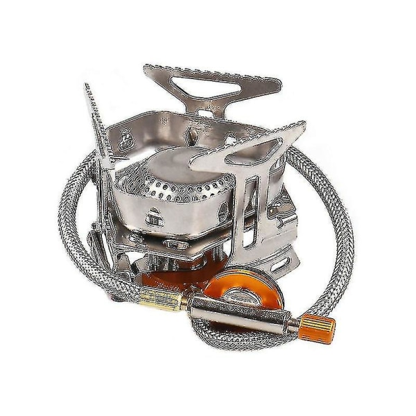 Windproof Camping Gas Stove Portable Foldable Outdoor Camping Stove With Piezo Ignition Backpack Outdoor Cooking Hiking Picnic And Camping (1