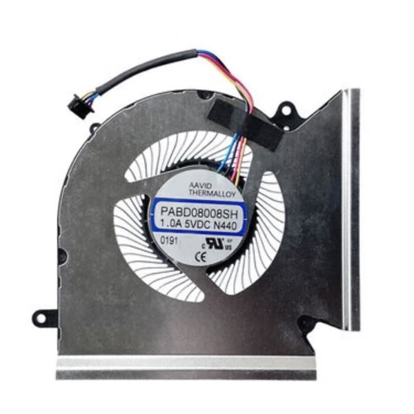 Computer CPU-køleventilator + GPU-køleventilator til GE66 GP66 GL66 -1541 -1542 N453 N454 PABD08008SH [DB]
