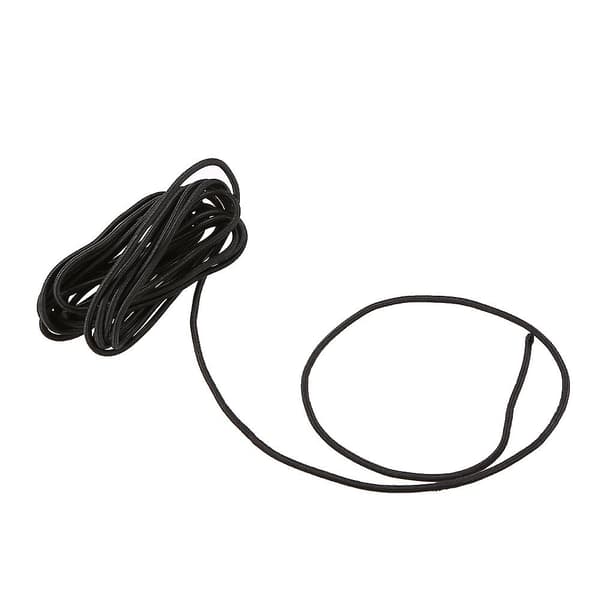 5 Meter 4mm / 5mm Kajakbåt Elastisk Bungee Snöre {db} Black 4mm