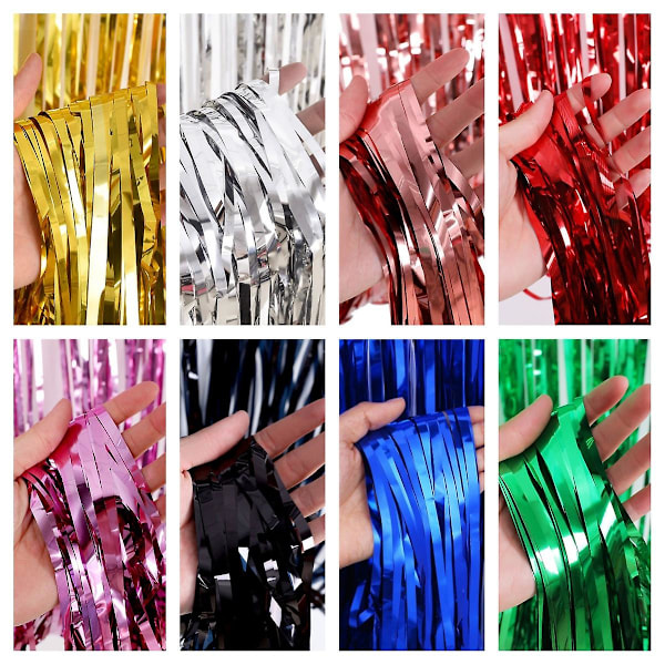 Glitter Drape Metallic Guld 1-Pack [1x2.5m] för Fest Födelsedag Guld [DB]