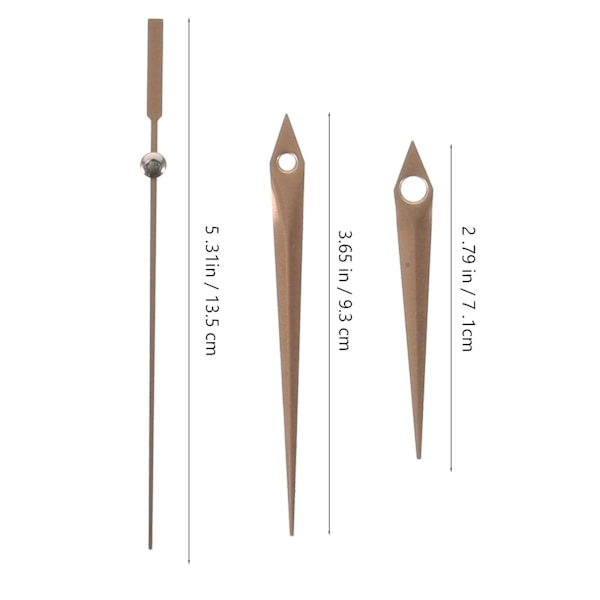 4 Set Reparationsurverk, Utbytbara Klockmekanismer, Klockrörelsekit [DB] 12X0.7CM