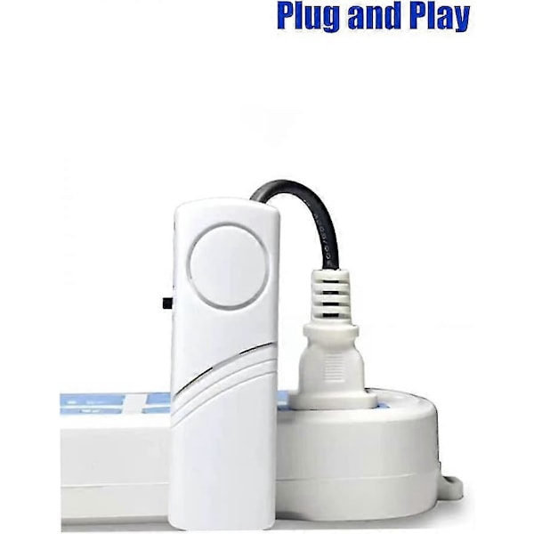 2 st Strömfel Alarm, automatisk Strömfelvarnare, 80db LED-indikator Smart Alarm Varningssiren, strömavbrottsalarm {Db}