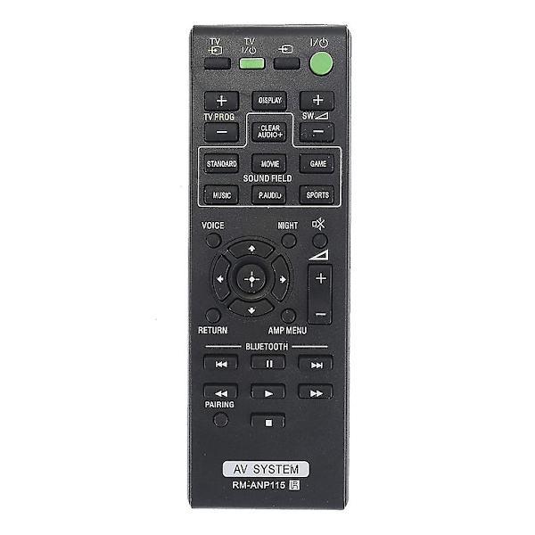 Fjärrkontroll för Sony Soundbar, Soundbar-kontroll RM-ANP115 Ersättningsfjärrkontroll HT-CT370 HT-CT770 SA-CT370 {Db}