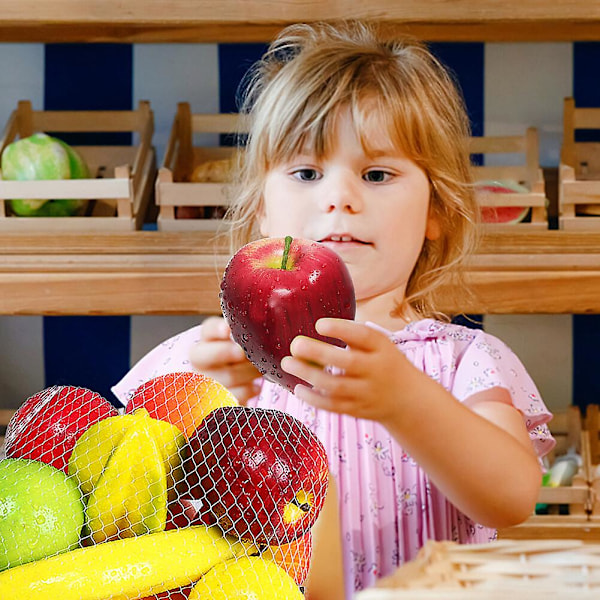 Eluisankaiset tekokasvikset - 12 sekahedelmää realistisiin valokuvausrekvisiitta- ja kodinsisustustarkoituksiin{DB} fruit