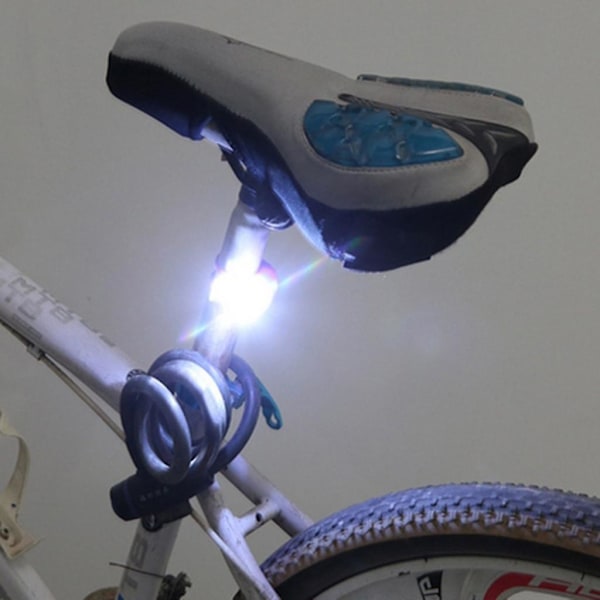 4x Lygte Foran Og Bagpå Silikon Frø Led Cykellys - Cykel Forlygte Og Baglygte Vej Mountainbike Lysdb