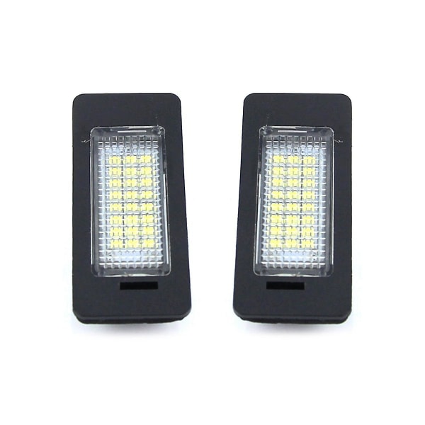LED-baklykta för registreringsskylt, bakre bilbelysning för A4 S4 B8 A5 S5 Tt Q5 / 5d [DB] BlackTransparent