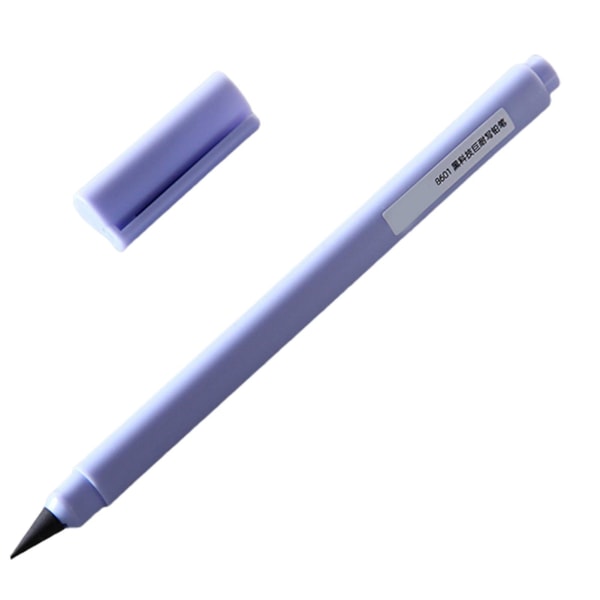 Jikaix Inkless Pyyhittävä ikuinen lyijykynä Muovinen Fluent Write Ikuinen kynä maalaamiseen Purple