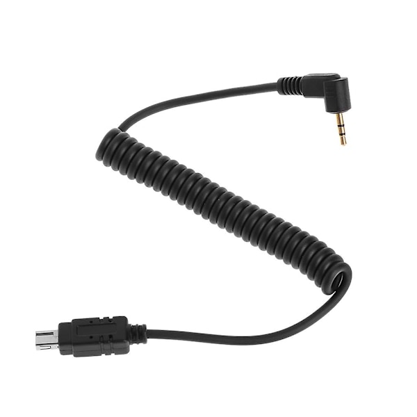 2,5 mm-N3 Kaukolaukaisimen liitäntäkaapeli Nikon DSLR-kameroille D3100 D7000 [DB] Black