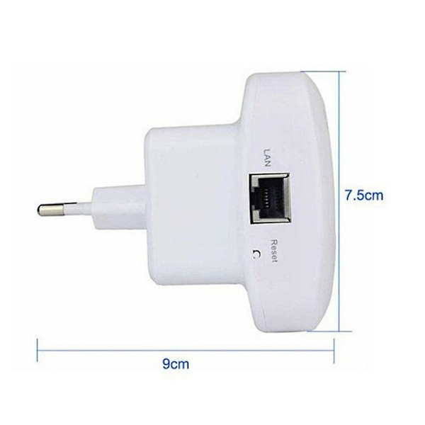 Mini Wifi Repeater Us Uk Eu Plug Range Extender Trådlös 300mbps Access Point 2. [DB] EU