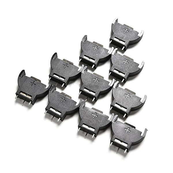 10-pack Plast CR2032 Batterihållare Myntcellshållare CR2032 Batterihållare [DB]