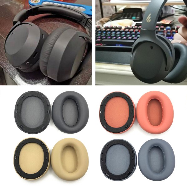 Öronkuddar för Edifier W820nb hörlurar med plastspänne [DB] Gray
