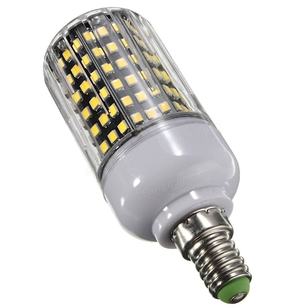 E14 B22 E27 26w Led 2835 Smd Varm Vit / Vit Kåpa Majs Ljus Lampa Glödlampa Icke-  [dB} E14 White