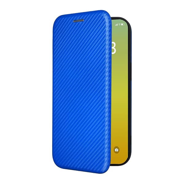 Læder Telefon Cover til iPhone 15 Plus [DB] Blue