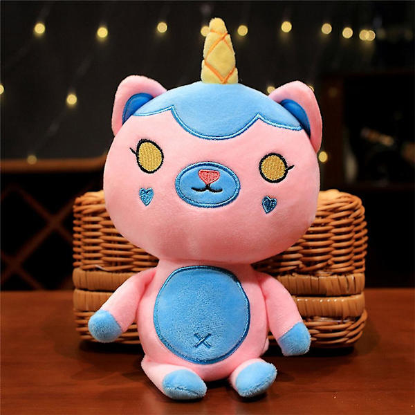 20cm Tegneserie Krew District Funneh Teddybjørn Myk Plussj Leke Barn Barn Gaver Dukke Hjem Sofa Dekorasjon Dekor [DB] A