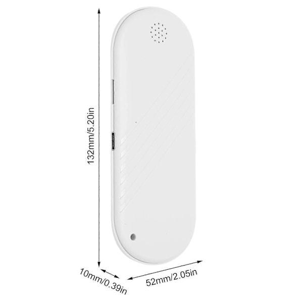 Tyynynaluskaiutin Monitoiminen Stereo Deep Bass Mini Bluetooth -johtokaiutin nukkumiseen [db] White